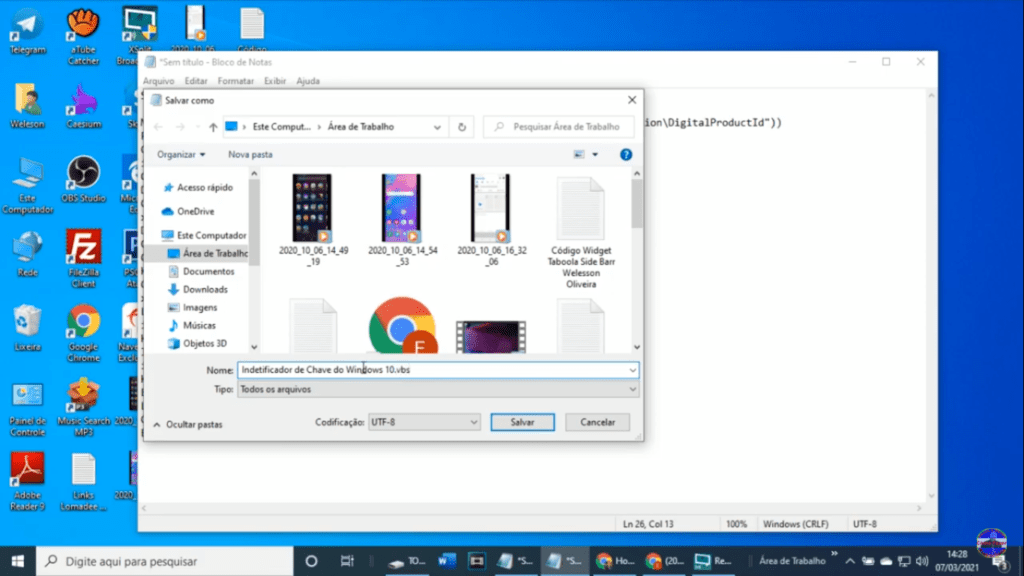 Chave de Ativação do Windows - Veja Como Descobrir a CHAVE DE ATIVAÇÃO do Windows 10