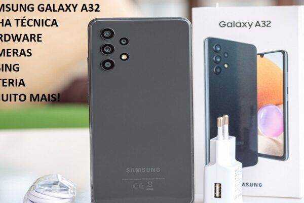 Smartphone Samsung Galaxy A32 128GB, 4G, Wi-Fi, Tela 6.4'', Dual Chip, 4GB RAM, Câmera Quádrupla com Selfie 20MP