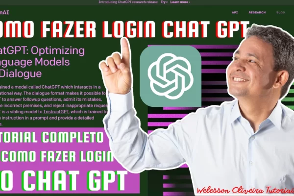 Como acessar o ChatGPT: Tutorial completo de como Fazer Login no Chat GPT