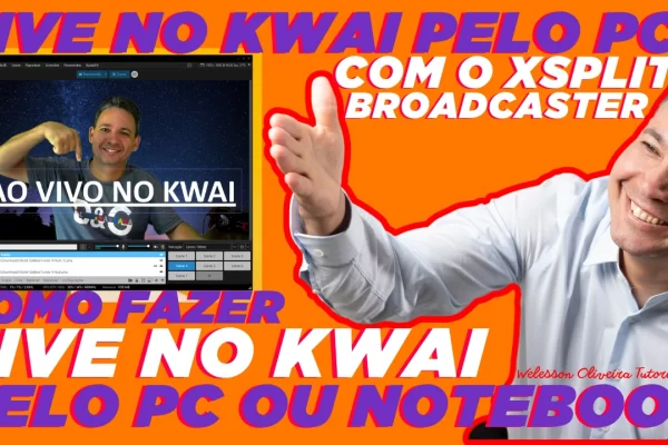 Fazer Live no Kwai com XSplit Broadcaster: Como Fazer Live No Kwai Pelo PC com o XSplit Broadcaster - PASSO A PASSO 2023